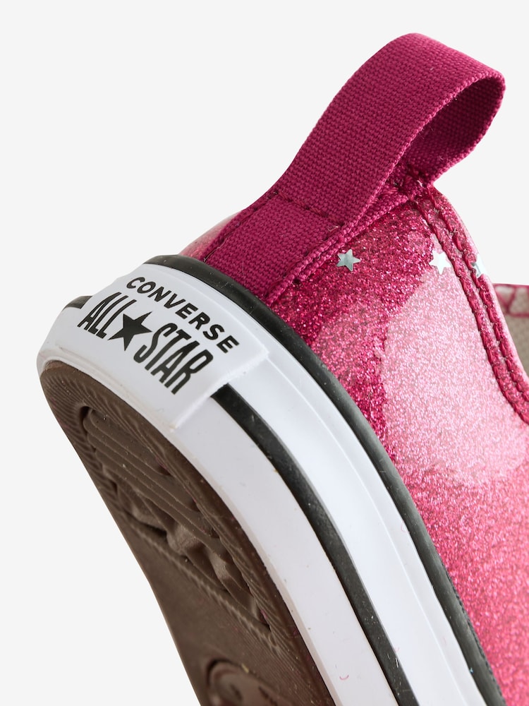 Converse Chuck Taylor All Star Infant Glitter EasyOn Trainers - صورة 9 من 9 Converse Chuck Taylor All Star Infant Glitter EasyOn Trainers - صورة 9 من 9