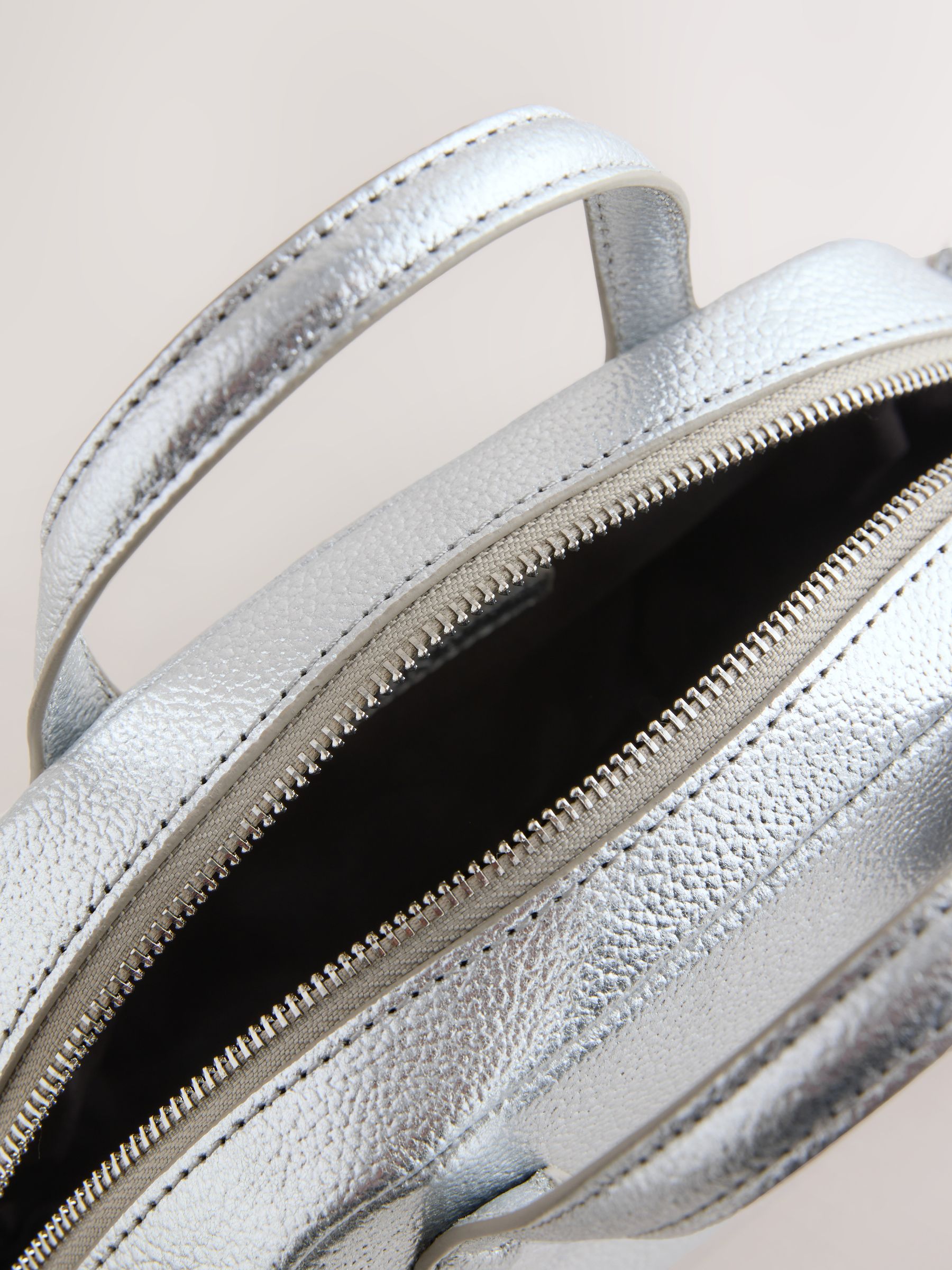 4way Bag／silver leather Buy Silver Leather Mini Bowler Bag from Next USA