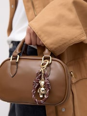 Tan Brown Bowler Charm Cross-Body Bag - Image 1 of 11