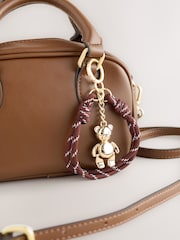Tan Brown Bowler Charm Cross-Body Bag - Image 9 of 11