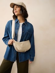 Stone Cord Effect Sling Bag - Image 2 of 7