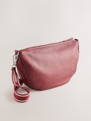 Rojo - Bolso bandolera de piel - Imagen 1 de 5