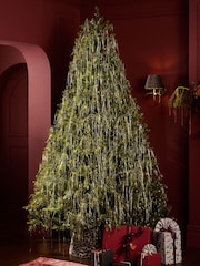 10 Pack Gold Lametta Tinsel Christmas Tree Decorations - Image 1 of 3