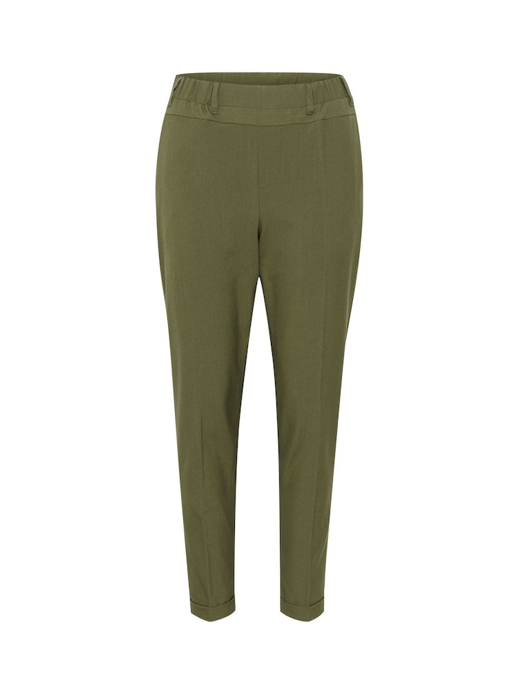 Kaffe Regular Fit Green Nanci Jillian Long Length Pant Trousers - Image 5 of 5