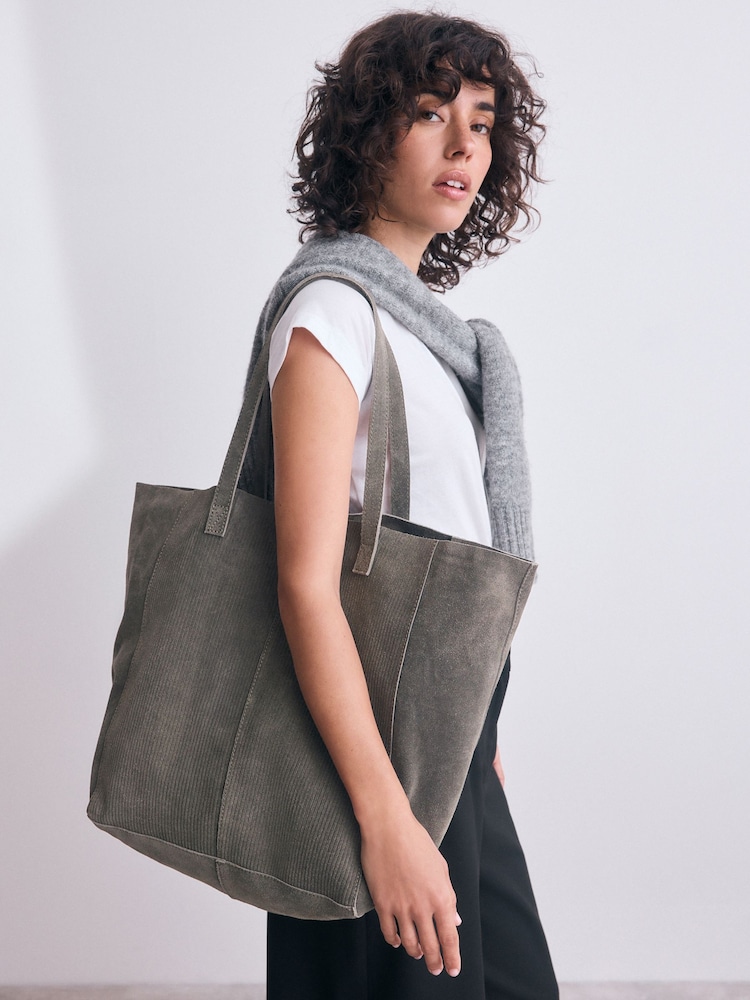 Suede Khaki Green - Bolso shopper - Imagen 1 de 4