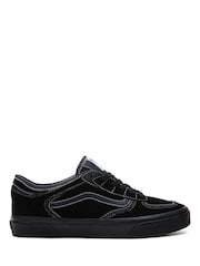 Vans Mens Rowley Classic Black Trainers - Image 1 of 6