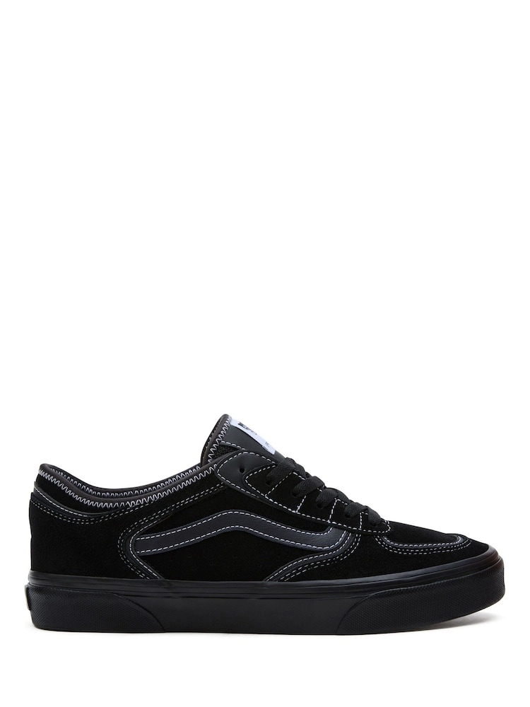 Vans Mens Rowley Classic Black Trainers - Image 1 of 6