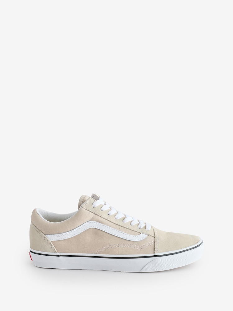 Vans Mens Beige Colour Theory Old Skool Trainers - Image 1 of 4