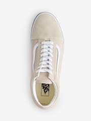 Vans Mens Beige Colour Theory Old Skool Trainers - Image 2 of 4