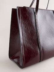 Brilho de frutas vermelhas - Bolsa Tote Estruturada - Imagem 4 de 4