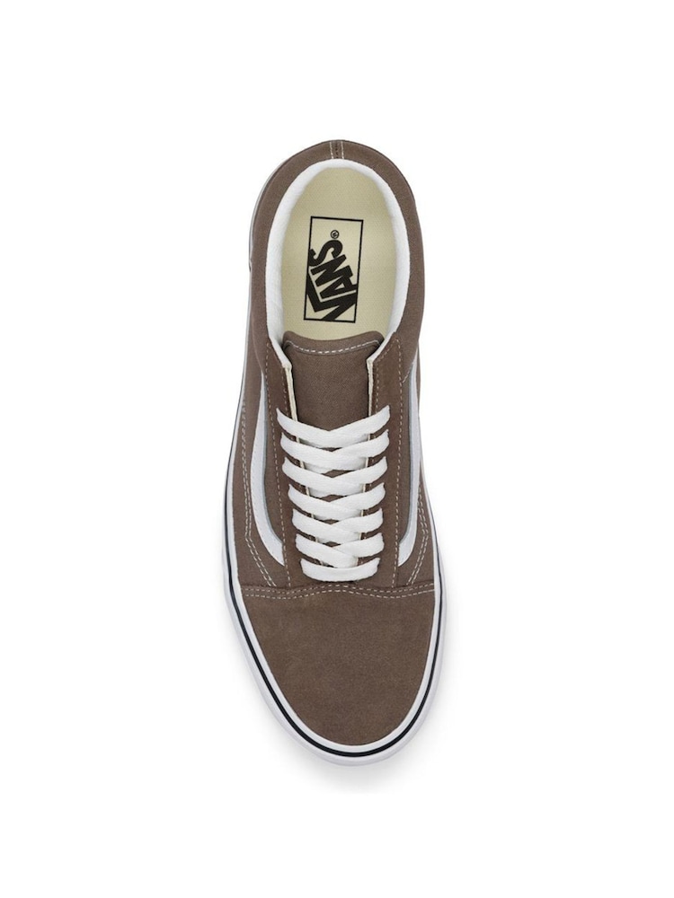Vans Mens Colour Theory Old Skool Brown Trainers - Image 2 of 2