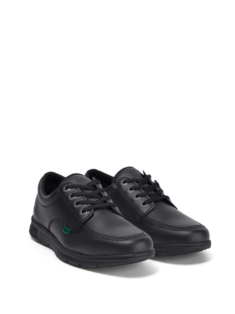 Kickers Black Kelland Lace Lo Trainers - Image 2 of 6