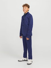 JACK & JONES Junior Blue 1/4 Zip knitted Jumper - Image 2 of 7