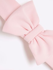 River Island Pink Baby Girls Occasion Rose 100% Cotton Dress - Image 3 of 4