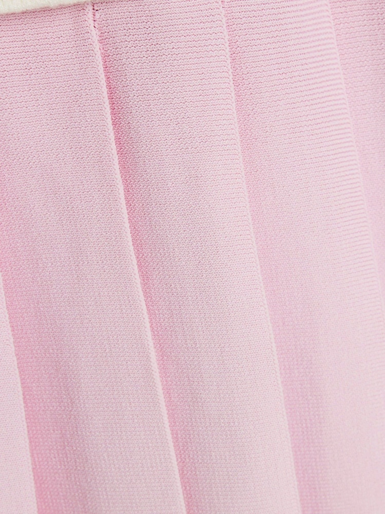 River Island Pink Girls Collar Polo and Skirt Set - Image 5 of 5