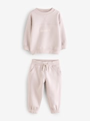 River Island Natural Boys District Sweat Set - Image 1 of 1