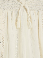 River Island Cream Girls Lace Short Set - Image 5 of 6