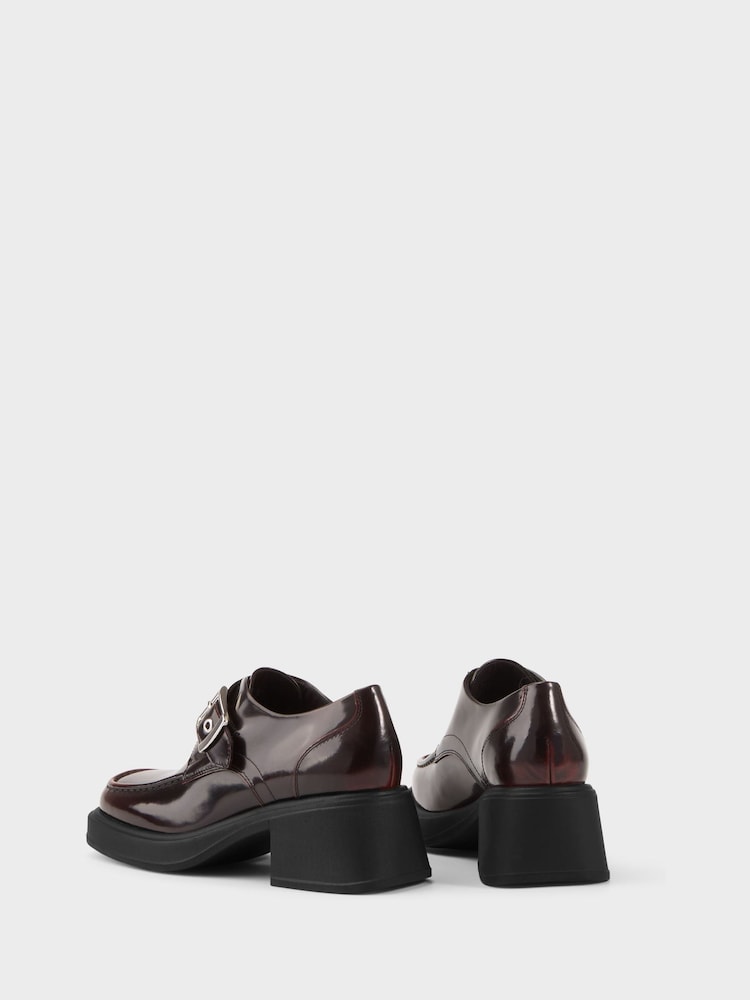 Vagabond Shoemakers Red Dorah Leather Monk Shoes - Image 3 of 3