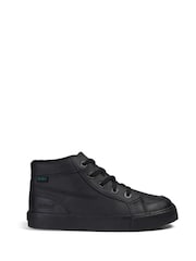 Kickers Black Tovni Hi Leather Trainers - Image 1 of 6