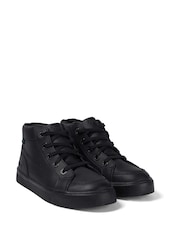 Kickers Black Tovni Hi Leather Trainers - Image 2 of 6