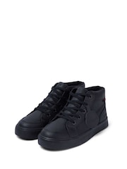 Kickers Black Tovni Hi Leather Trainers - Image 3 of 6