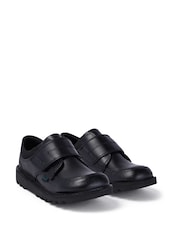 Kickers Black Kick Lo Strap Trainers - Image 1 of 4