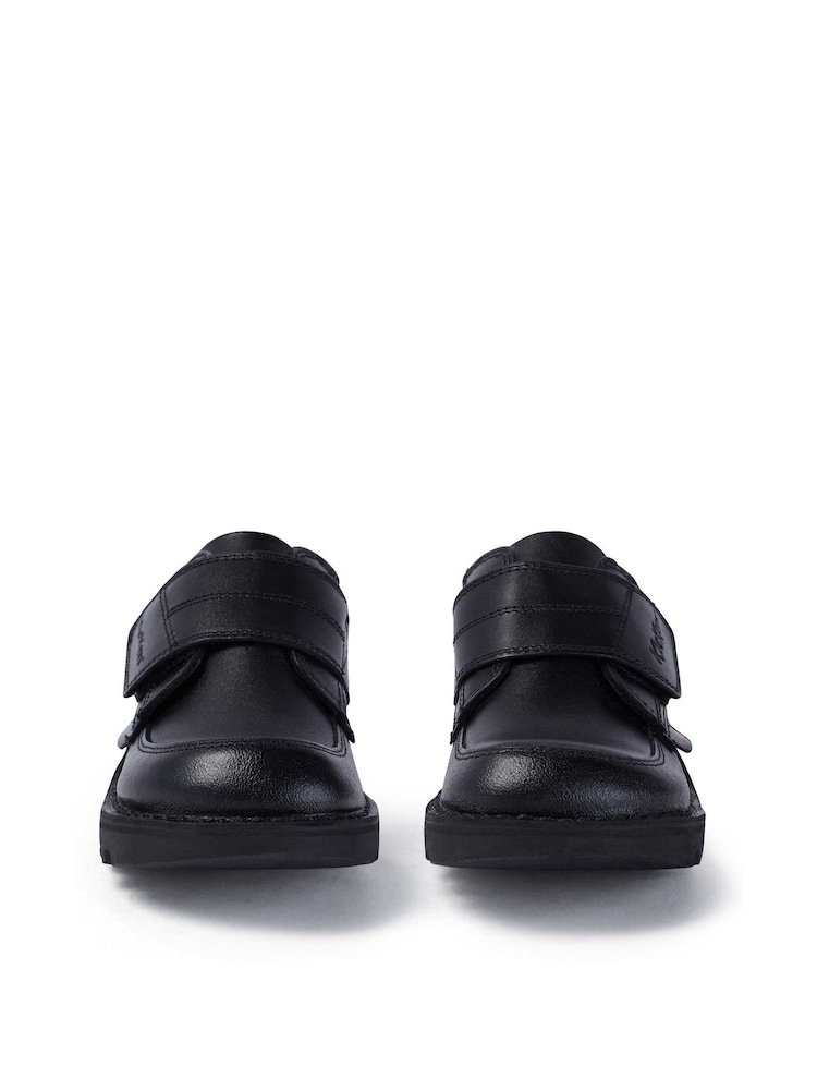 Kickers Black Kick Lo Strap Trainers - Image 2 of 4