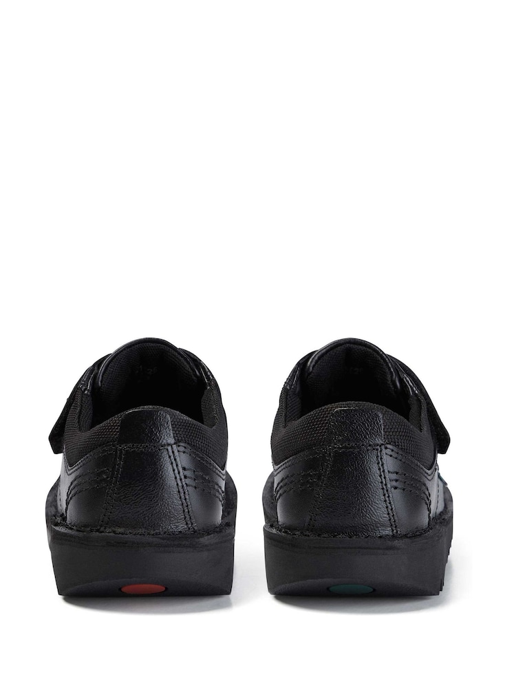 Kickers Black Kick Lo Strap Trainers - Image 4 of 4