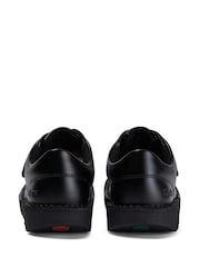 Kickers Black Lo Twin Strap Leather Trainers - Image 5 of 6