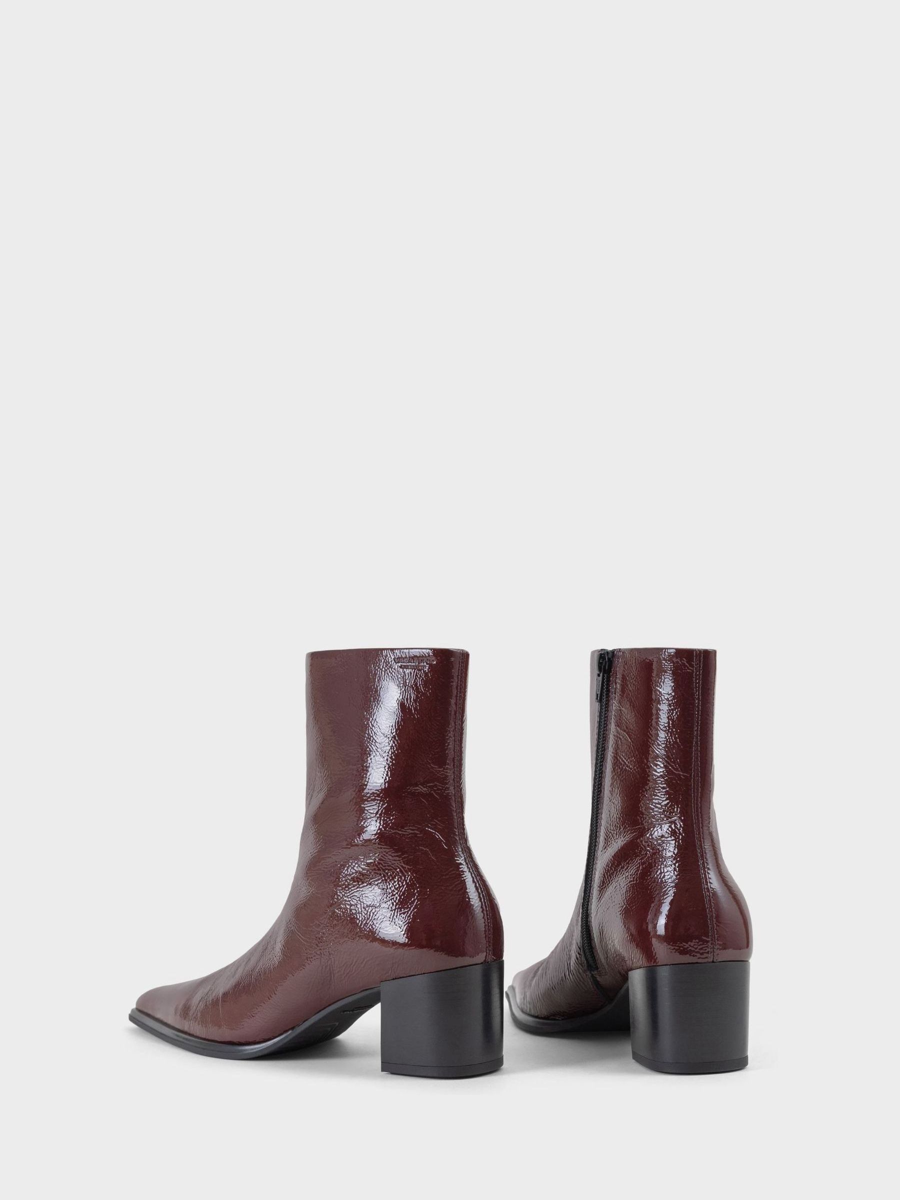 【Gotexve】Rondine Burgundy 左右反転 Buy Vagabond Shoemakers Red Giselle Patent Leather Block Heel