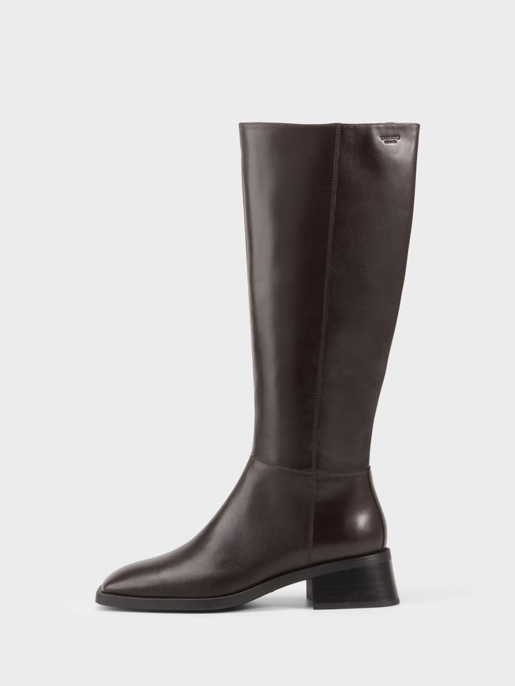 Vagabond Shoemakers Blanca Leather Knee High Brown Boots - Image 1 of 3 Vagabond Shoemakers Blanca Leather Knee High Brown Boots - Image 1 of 3