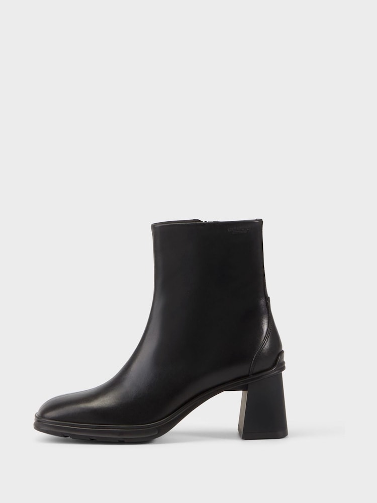 Vagabond Shoemakers Janine Black Leather Heeled Ankle Boots - Image 1 of 3 Vagabond Shoemakers Janine Black Leather Heeled Ankle Boots - Image 1 of 3