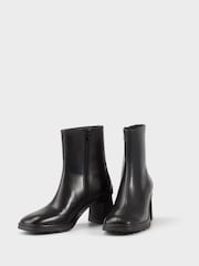 Vagabond Shoemakers Janine Black Leather Heeled Ankle Boots - Image 2 of 3