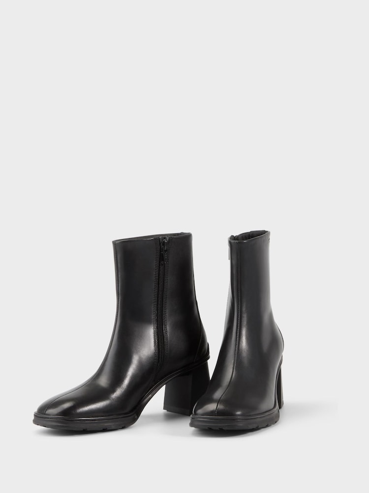 Vagabond Shoemakers Janine Black Leather Heeled Ankle Boots - Image 2 of 3 Vagabond Shoemakers Janine Black Leather Heeled Ankle Boots - Image 2 of 3