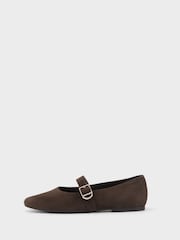 Vagabond Shoemakers Jolin Suede Maryjane Brown Shoes - Image 1 of 3