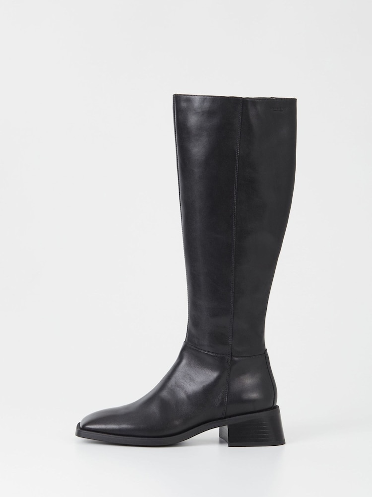 Vagabond Shoemakers Blanca Leather Knee High Black Boots - Image 1 of 3 Vagabond Shoemakers Blanca Leather Knee High Black Boots - Image 1 of 3