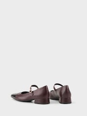 Vagabond Shoemakers Red Debbi Leather Toe Cap Maryjane Shoes - Image 3 of 3