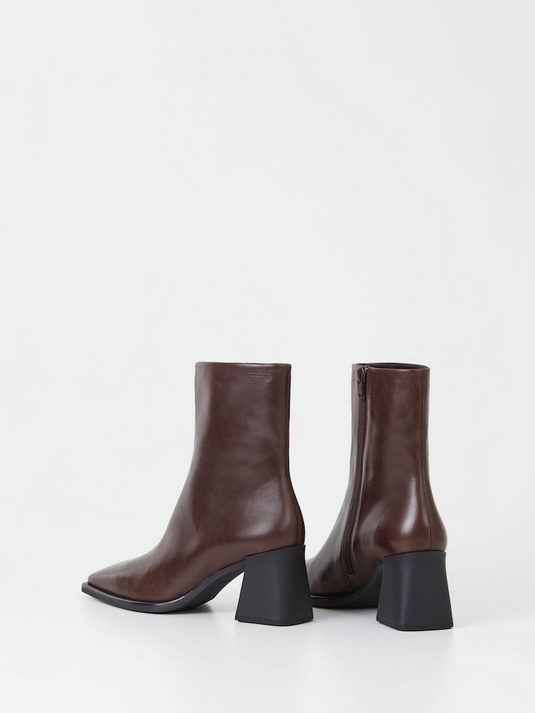 Vagabond Shoemakers Hedda Heeled Ankle Brown Boots - Image 3 of 3