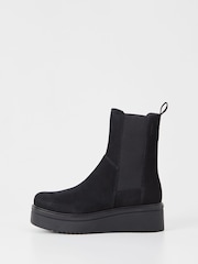 Vagabond Shoemakers Tara Flatform Chelsea Black Boots - Image 1 of 3