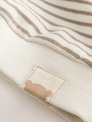 Striped Teddy Bear Relaxed Sweat Dress (3mths-7yrs) - Image 9 of 9