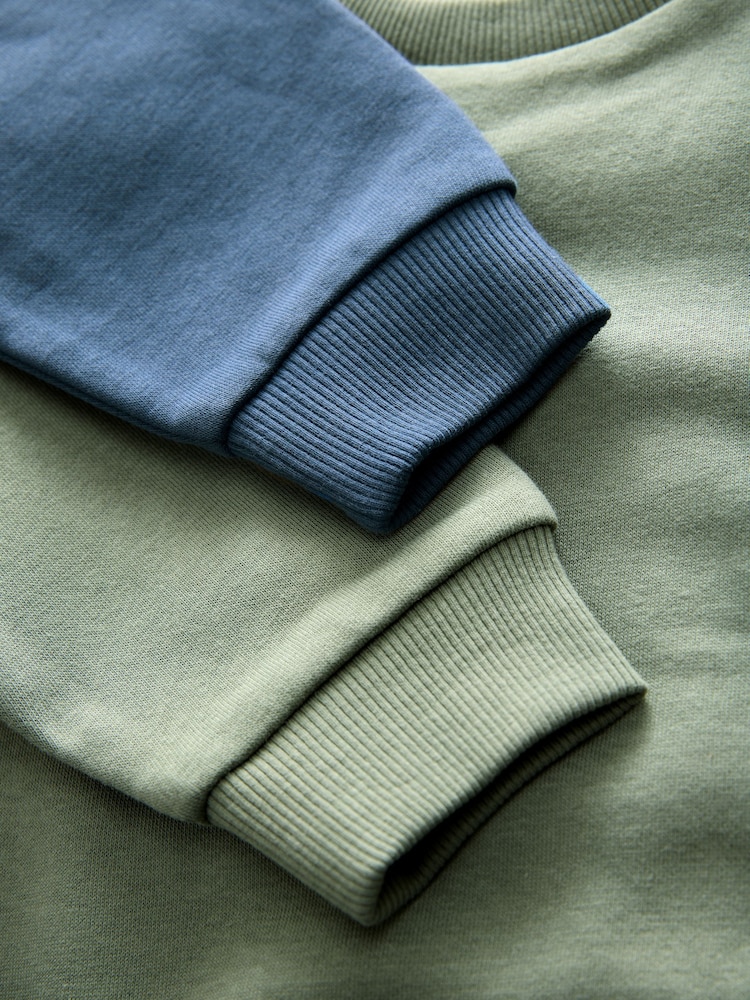 Blue/Green Sweatshirt and Joggers Set 2 Pack (3mths-7yrs) - Image 10 of 10 Blue/Green Sweatshirt and Joggers Set 2 Pack (3mths-7yrs) - Image 10 of 10