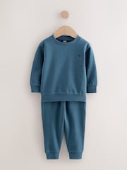 Blue/Green Sweatshirt and Joggers Set 2 Pack (3mths-7yrs) - Image 7 of 10