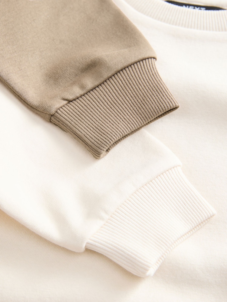 Off White/Cement - Komplet 2 puloverja in hlač za prosti čas (3mes-7let) - Slika 10 iz 10 Off White/Cement - Komplet 2 puloverja in hlač za prosti čas (3mes-7let) - Slika 10 iz 10