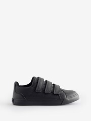 Kickers Black Tovni Trip Strap Trainers - Image 1 of 1