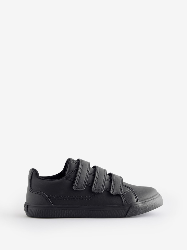 Kickers Black Tovni Trip Strap Trainers - Image 1 of 1