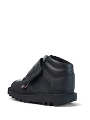 Kickers Black Mid Scuff Strap Trainer Boots - Image 2 of 2