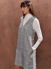 Ro&Zo Green Mono Check Mini Dress - Image 2 of 3