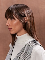 Ro&Zo Green Mono Check Mini Dress - Image 3 of 3