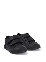 Kickers Black Tovni Twin Flex Strap Trainers - Image 2 of 5