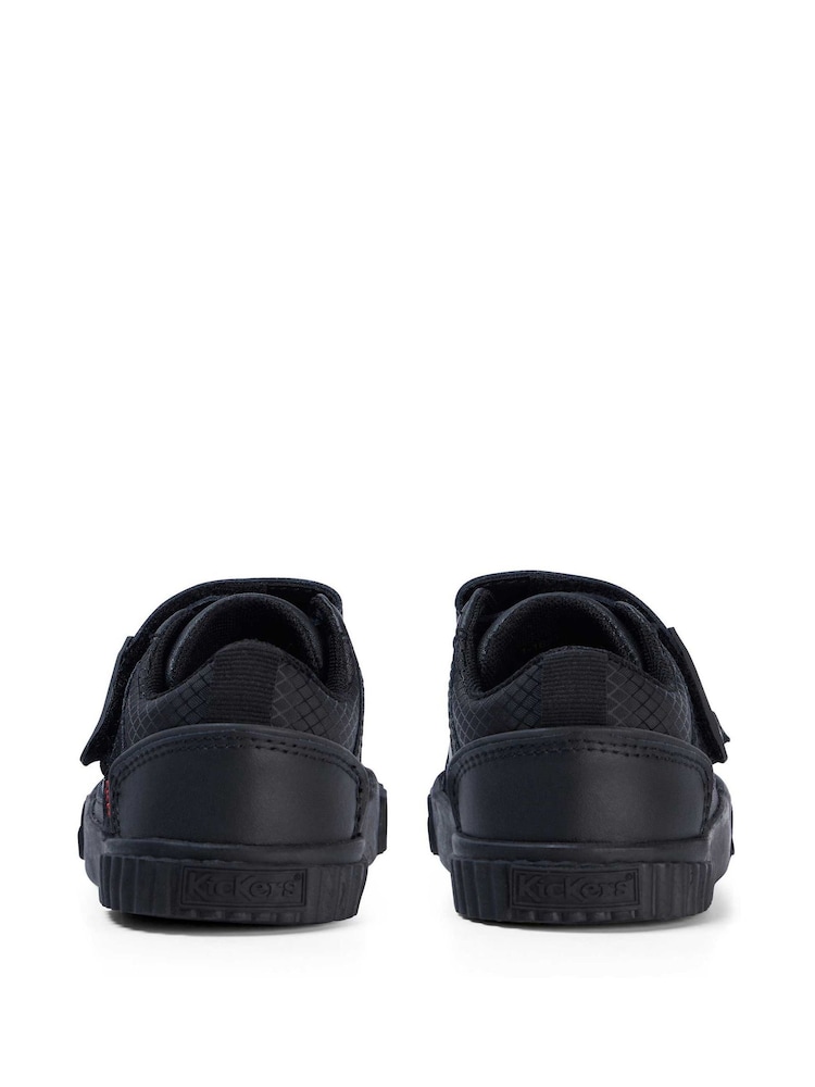 Kickers Black Tovni Twin Flex Strap Trainers - Image 5 of 5